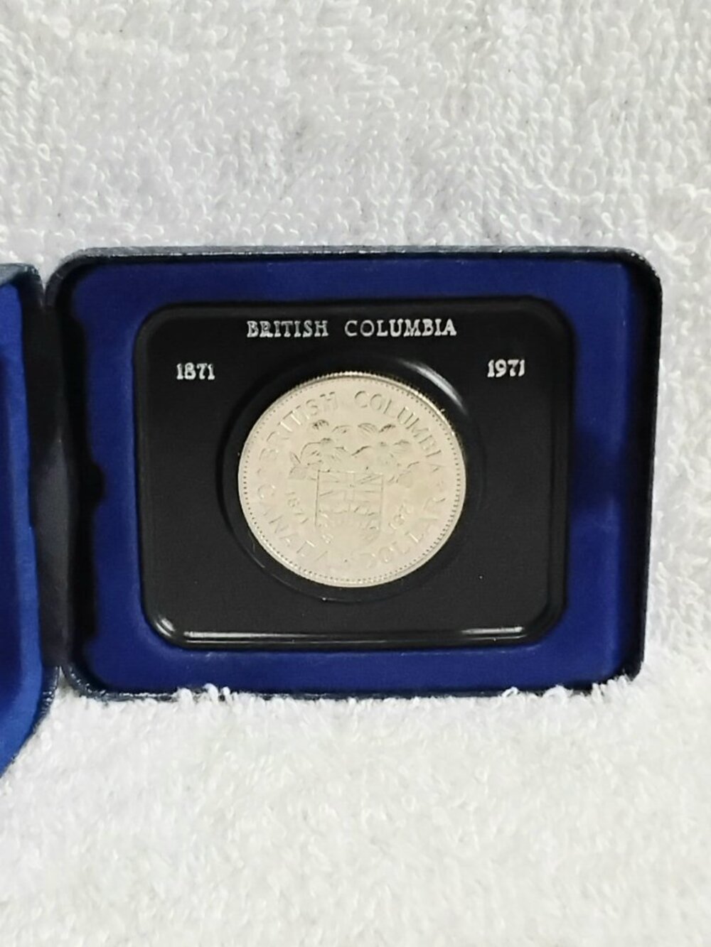 Mint & Uncirculated 1971 British Columbia Centennial Nickel Dollar by the RCM!!